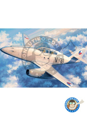 <a href="https://www.aeronautiko.com/product_info.php?products_id=49928">1 &times; Hobby Boss: Maqueta de avin escala 1/48 - Messerschmitt Me 262 Schwalbe B-1a/CS-92 - piezas de plstico, calcas de agua y manual de instrucciones</a>