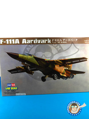 <a href="https://www.aeronautiko.com/product_info.php?products_id=34494">1 &times; Hobby Boss: Airplane kit 1/48 scale - General Dynamics F-111 Aardvark A - plastic parts, water slide decals and assembly instructions</a>