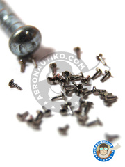 <a href="https://www.aeronautiko.com/product_info.php?products_id=10420">1 &times; Hobby Design: Rivets - Rivet Head 1.00m - turned metal parts - 40 units</a>