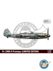 <a href="https://www.aeronautiko.com/product_info.php?products_id=52145">1 &times; IBG MODELS: Maqueta de avin escala 1/72 - Fw 190D-9 Prototype (limited Edition) -  (DE2) +  (DE2) - piezas impresas en 3D, fotograbados, piezas de plstico, calcas de agua y manual de instrucciones</a>