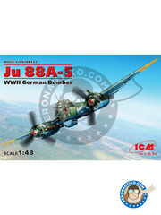 <a href="https://www.aeronautiko.com/product_info.php?products_id=49347">1 &times; ICM: Maqueta de avin escala 1/48 - Junkers Ju-88 A-5</a>