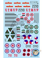 <a href="https://www.aeronautiko.com/product_info.php?products_id=52115">1 &times; ILIAD DESING: Decals 1/48 scale - MiG-21F-13s -  (CN0) +  (IQ1) +  (SY1) +  (AL0) +  (AE2) +  (CZ0) +  (KP0) - water slide decals, placement instructions and painting instructions</a>