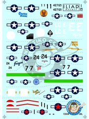 <a href="https://www.aeronautiko.com/product_info.php?products_id=52072">1 &times; ILIAD DESING: Decals 1/72 scale - More Stars in the Sky -  (US7) +  (US5) +  (US7) +  (US0) - water slide decals and placement instructions</a>