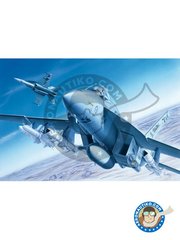 <a href="https://www.aeronautiko.com/product_info.php?products_id=43126">1 &times; Italeri: Airplane kit 1/72 scale - F/A-18E Super Hornet -  (US2) - plastic parts, water slide decals and assembly instructions</a>
