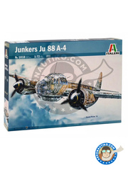 Italeri: Airplane kit 1/72 scale - Junkers Ju-88 A-4 - plastic parts, water slide decals and assembly instructions image