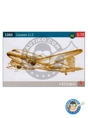 Italeri: Airplane kit 1/72 scale - Lisunov Li-2 - plastic model kit image