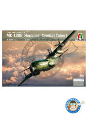 Italeri: Airplane kit 1/72 scale - Lockheed MC-130 Hercules E Combat Talon I - plastic model kit image