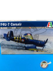 <a href="https://www.aeronautiko.com/product_info.php?products_id=34551">1 &times; Italeri: Airplane kit 1/72 scale - Vought F4U Corsair 7 - plastic model kit</a>