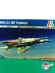 Italeri: Airplane kit 1/48 scale - Mikoyan-Gurevich MiG-21 Fishbed - plastic parts, water slide decals and assembly instructions