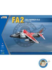 <a href="https://www.aeronautiko.com/product_info.php?products_id=35186">1 &times; Kinetic Model Kits: Maqueta de avin escala 1/48 - British Aerospace Sea Harrier FA2 -  (GB0) - fotograbados, piezas de plstico, calcas de agua y manual de instrucciones - para Hasegawa</a>