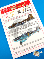 Kits World: Marking / livery 1/48 scale - Boeing B-17 Flying Fortress - USAF (US7); Luftwaffe (DE2) 1943 - for Revell reference REV04297