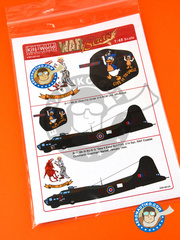 Kits World: Marking / livery 1/48 scale - Boeing B-17 Flying Fortress Mk. III - RAF (GB4) 1944 - water slide decals - for Revell reference REV04297 image
