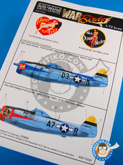 <a href="https://www.aeronautiko.com/product_info.php?products_id=33380">1 &times; Kits World: Decoracin escala 1/72 - Republic P-47 Thunderbolt D - USAF (US7) - para la referencia de Tamiya TAM61510</a>