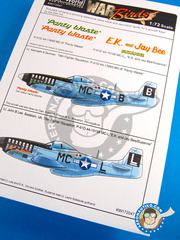 <a href="https://www.aeronautiko.com/product_info.php?products_id=33090">1 &times; Kits World: Marking / livery 1/72 scale - North American P-51 Mustang D - USAF (US7)</a>