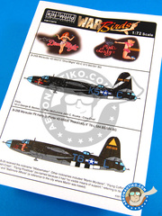 <a href="https://www.aeronautiko.com/product_info.php?products_id=34674">1 &times; Kits World: Calcas de agua escala 1/72 - Martin B-26 Marauder B - USAF (US7)</a>