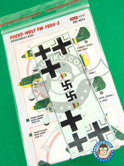 Kora Models: Decals 1/48 scale - Focke-Wulf Fw 190 Wrger A-3