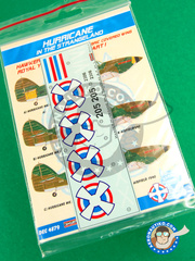 <a href="https://www.aeronautiko.com/product_info.php?products_id=34308">1 &times; Kora Models: Marking / livery 1/48 scale - Hawker Hurricane Mk. I</a>