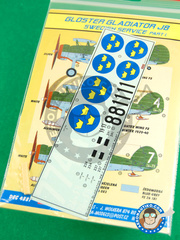 Kora Models: Marking / livery 1/48 scale - Gloster Gladiator SS.37 J 6