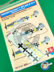<a href="https://www.aeronautiko.com/product_info.php?products_id=32254">2 &times; Kora Models: Decals 1/72 scale - Messerschmitt Bf 109 G-2/4</a>
