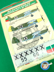 <a href="https://www.aeronautiko.com/product_info.php?products_id=32170">1 &times; Kora Models: Decoracin escala 1/72 - Messerschmitt Bf 108 Taifun B - calcas de agua - para todos los kits</a>