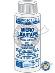 <a href="https://www.aeronautiko.com/product_info.php?products_id=51797">2 &times; Microscale: Glue - Micro Liquitape - 1 x 30ml - 30 ml jar - for all kits</a>