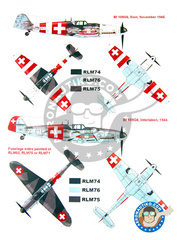 <a href="https://www.aeronautiko.com/product_info.php?products_id=32459">1 &times; Montex Mask: Mscaras escala 1/48 - Messerschmitt Bf 109 G-6 - March 1945 (CH1) - caones en metal torneado y mascaras - para la referencia de Eduard 82111</a>