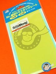 Mr Hobby: Masks - Mr. Finery slit masking sheets - 1mm and 2 mm - paint masks - for all paints and kits