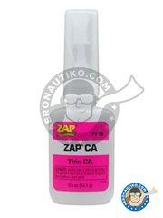 <a href="https://www.aeronautiko.com/product_info.php?products_id=51920">1 &times; Pacer: Glue - ZAP Thin CA - 10ml jar - for wood and plastics</a>