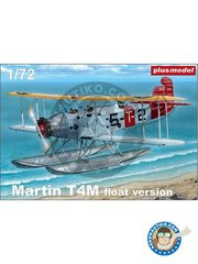 <a href="https://www.aeronautiko.com/product_info.php?products_id=51980">1 &times; Plusmodel: Airplane kit 1/72 scale - Martin T4M float version -  (US4) +  (US4) +  (US4) +  (US4) - plastic parts, resin parts, water slide decals and assembly instructions</a>