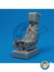 <a href="https://www.aeronautiko.com/product_info.php?products_id=46032">1 &times; Quickboost: Asiento eyectable escala 1/32 - F/A-18C Hornet ejection seat with safety belts - piezas de resina - para kits de F-18A/C</a>