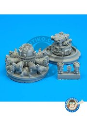 <a href="https://www.aeronautiko.com/product_info.php?products_id=46213">3 &times; Quickboost: Engine 1/48 scale - F4F-4 Wildcat Engine  - resin parts - for Tamiya kit</a>