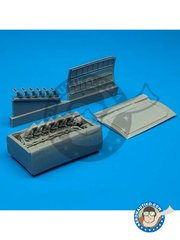 <a href="https://www.aeronautiko.com/product_info.php?products_id=52095">2 &times; Quickboost: Motor escala 1/48 - Bell P-39C/D "Airacobra" - piezas de resina - para kit de Eduard</a>