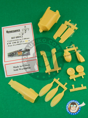 Renaissance Models: Upgrade 1/48 scale - Focke-Wulf Fw 190 Würger D-13 - resin parts and assembly instructions - for Tamiya kit and Dragon kit image