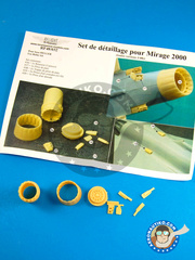 <a href="https://www.aeronautiko.com/product_info.php?products_id=31256">1 &times; Renaissance Models: Mejora escala 1/48 - Dassault Mirage 2000 - piezas de resina y manual de instrucciones - para kit de Heller</a>