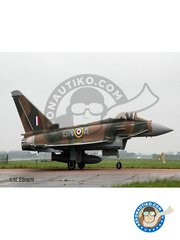 <a href="https://www.aeronautiko.com/product_info.php?products_id=51116">1 &times; Revell: Maqueta de avin escala 1/72 - 100 Years RAF: Eurofighter Typhoon -  (GB0) - RAF - piezas de plstico, calcas de agua y manual de instrucciones</a>