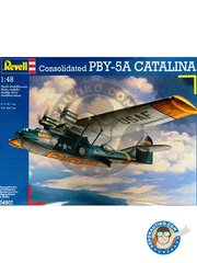Revell: Airplane kit 1/48 scale - Consolidated PBY-5A Catalina - Labrador, 1948 (US0); 1948 (US0) - different locations - plastic parts, water slide decals and assembly instructions