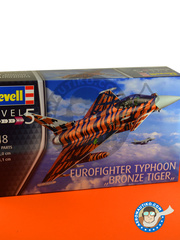 Revell: Airplane kit 1/48 scale - Eurofighter Typhoon EF-2000 Single Seater - Achmer, early summer 1943. (DE2) - 14th Wing Spanish Air Force 2014 - plastic parts, water slide decals and assembly instructions image