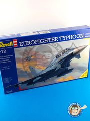 <a href="https://www.aeronautiko.com/product_info.php?products_id=34613">1 &times; Revell: Airplane kit 1/72 scale - Eurofighter Typhoon EF-2000 Two seater - plastic model kit</a>