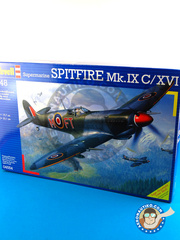 <a href="https://www.aeronautiko.com/product_info.php?products_id=34631">2 &times; Revell: Airplane kit 1/48 scale - Supermarine Spitfire IXc / XVI - plastic parts, water slide decals and assembly instructions</a>