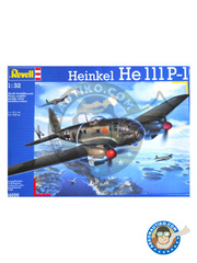 <a href="https://www.aeronautiko.com/product_info.php?products_id=48981">1 &times; Revell: Maqueta de avin escala 1/32 - Heinkel He 111</a>