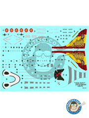 <a href="https://www.aeronautiko.com/product_info.php?products_id=51830">1 &times; Series Espaolas: Marking / livery 1/48 scale - Harrier AV-8B Plus de la Armada Espaola. Novena Escuadrilla  - water slide decals and painting instructions - for all kits</a>