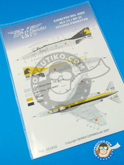 Series Espaolas: Marking / livery 1/32 scale - McDonnell Douglas F-4 Phantom II C - Fuerza Area Espaola (ES0) - Torrejon Air Base - water slide decals and placement instructions - for all kits