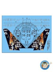 <a href="https://www.aeronautiko.com/product_info.php?products_id=51197">2 &times; Series Espaolas: Marking / livery 1/48 scale - Eurofighter Typhoon NATO TIGER MEET 2016 14 Wing New 2018 -  (ES0) - water slide decals and painting instructions - for all kits</a>