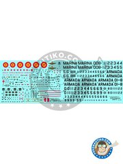 <a href="https://www.aeronautiko.com/product_info.php?products_id=51801">2 &times; Series Espaolas: Marking / livery 1/32 scale - SE132 / MATADOR -  (ES0) - water slide decals - for all kits</a>