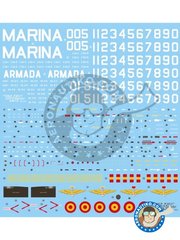 <a href="https://www.aeronautiko.com/product_info.php?products_id=52169">1 &times; Series Espaolas: Decals 1/48 scale - SH-3D/H SEA KING ASW "Vacas Sagradas" - water slide decals and placement instructions</a>