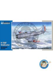 <a href="https://www.aeronautiko.com/product_info.php?products_id=51907">2 &times; Special Hobby: Airplane kit 1/48 scale - V-156F Vindicator Aronavale Service -  (FR0) - photo-etched parts, plastic parts, resin parts, water slide decals and assembly instructions</a>