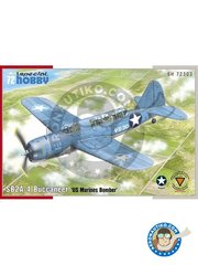<a href="https://www.aeronautiko.com/product_info.php?products_id=51938">1 &times; Special Hobby: Airplane kit 1/72 scale - SB2A-4 Buccaneer 'US Marines Bomber' -  (US5) +  (US5) +  (US7) +  (NL4) - photo-etched parts, plastic parts, resin parts, water slide decals and assembly instructions</a>