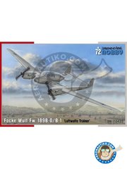 <a href="https://www.aeronautiko.com/product_info.php?products_id=51954">1 &times; Special Hobby: Airplane kit 1/72 scale - Focke Wulf FW 189B-0/B-1 'Luftwaffe Trainer' -  (DE2) +  (DE2) +  (DE2) - plastic parts, water slide decals and assembly instructions</a>