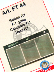 Tameo Kits: Mesh - Radiators grille - photo-etched parts - 3 units