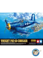 <a href="https://www.aeronautiko.com/product_info.php?products_id=51303">1 &times; Tamiya: Airplane kit 1/32 scale - Vought F4U-1D Corsair - February 1945 (US7); 1945 (US7) - paint masks, photo-etched parts, plastic parts, rubber parts, water slide decals and assembly instructions</a>